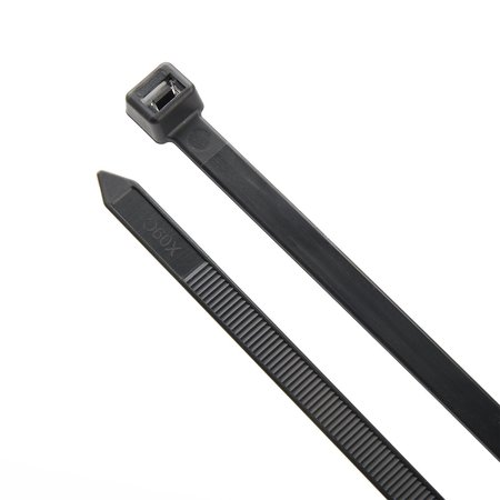 South Main Hardware 24-in   175-lb, Black, 25 Standard Nylon Tie 220229